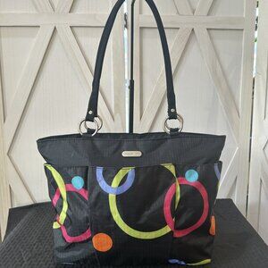Baggallini À La Carte Tote in Black/Multicolor Rings